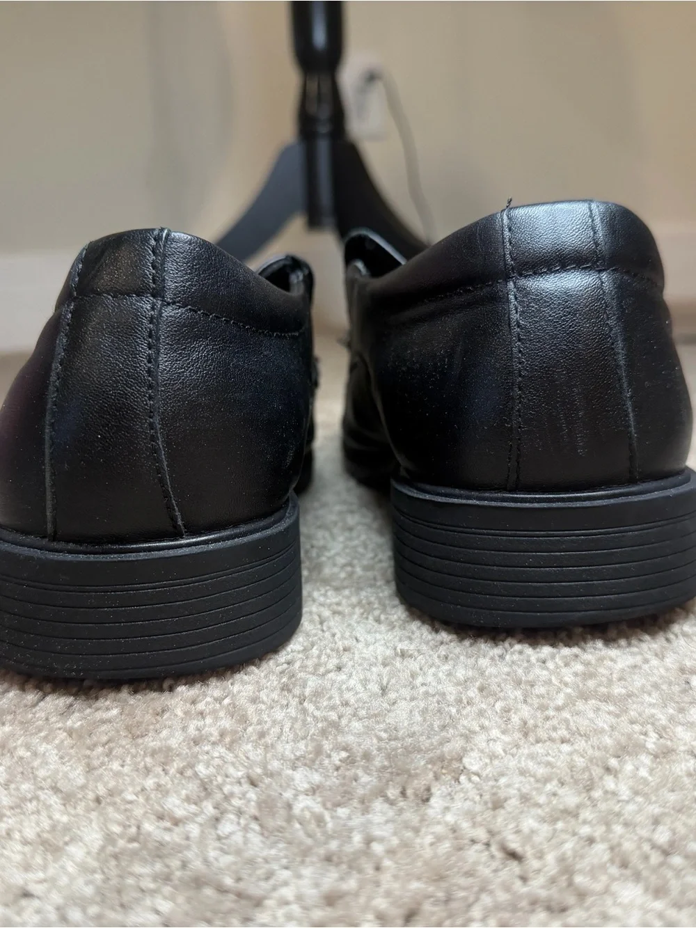 Bruno Marc Men's Black Slip-On Leather Loafers